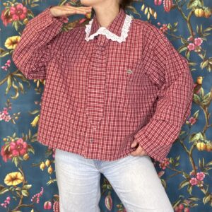 CHEMISE "LACOSTE" Modèle cravate (T.38 à 42)