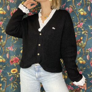 Maille "LACOSTE" Upyclée  (Taille unique du 38 au 44)