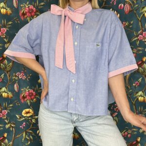 CHEMISE "Lacoste" Modèle ruban  (T.36 à 42)