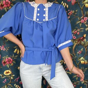BLOUSE "MADELEINE ADORE" UPCYCLÉE (T.36 à 38)