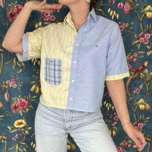 CHEMISE "Tommy Hilfiger"  BiColore (T.34 à 38)