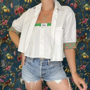 ENSEMBLE BUSTIER/CHEMISE "LACOSTE" (T.34 à petit 40)