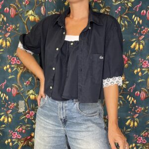 ENSEMBLE BUSTIER/CHEMISE "LACOSTE" (T.36 à 42)