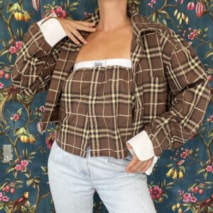 ENSEMBLE BUSTIER/CHEMISE "BURBERRY" (T.40 à 44)