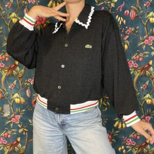 NEW : Maille/Bombers "Lacoste" Pièce unique / T. 36 à 42