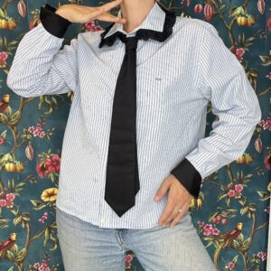 NEW : CHEMISE/CRAVATE "LACOSTE" Pièce unique (T.34 à 40)
